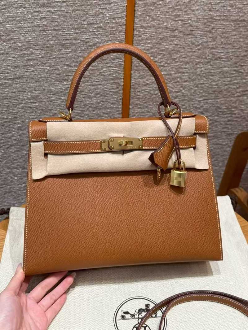 Hermes Kelly 28 Epsom Sellier Gold GHD